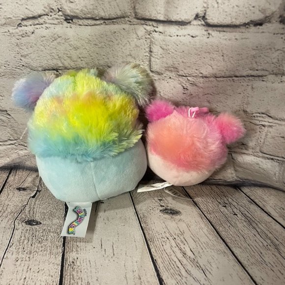 NWT Zozo (5 Inch) and NWOT Caparinne (3 Inch Clipmallow) Bigfoots Squishmallow - Picture 6 of 6